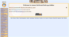 Desktop Screenshot of pack414.godandscience.org