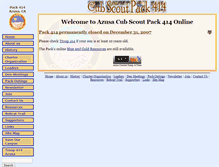 Tablet Screenshot of pack414.godandscience.org